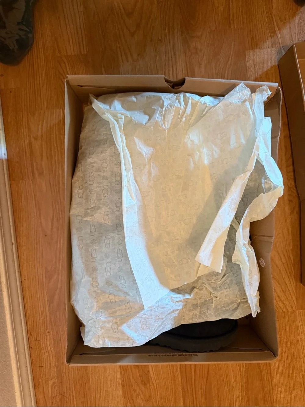 UGG Bailey Bow Tall II Black NIB size 7